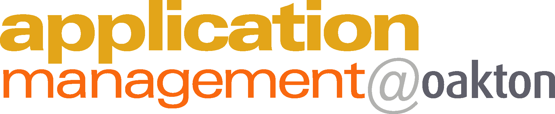 Application Management@oakton Logo Vector Logo